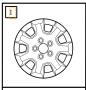 Image of Wheel Cover (16&quot;) image for your 2014 Volvo XC70  3.2l 6 cylinder 